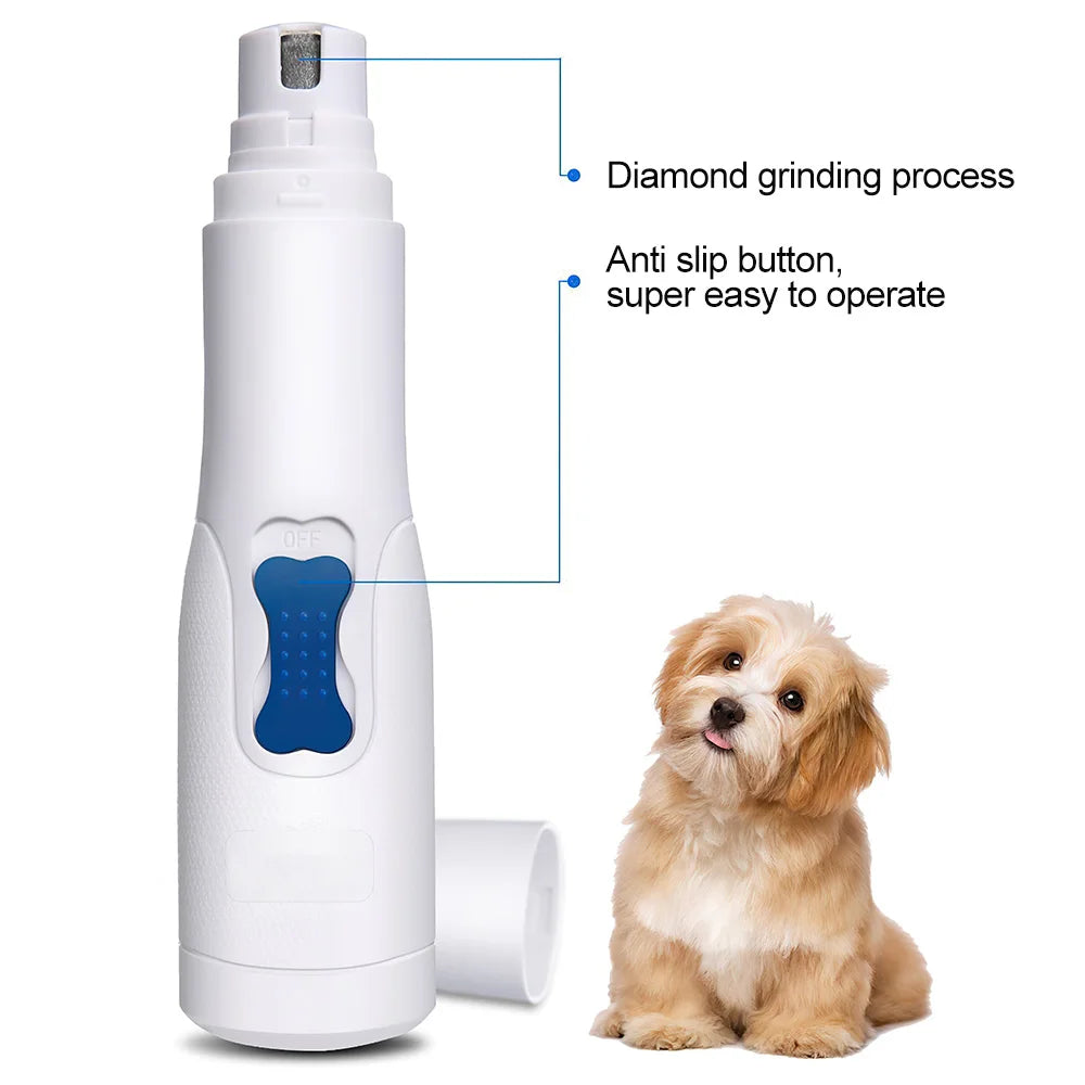 Electric Pet Nail Grinder Painless Safe Trimmer