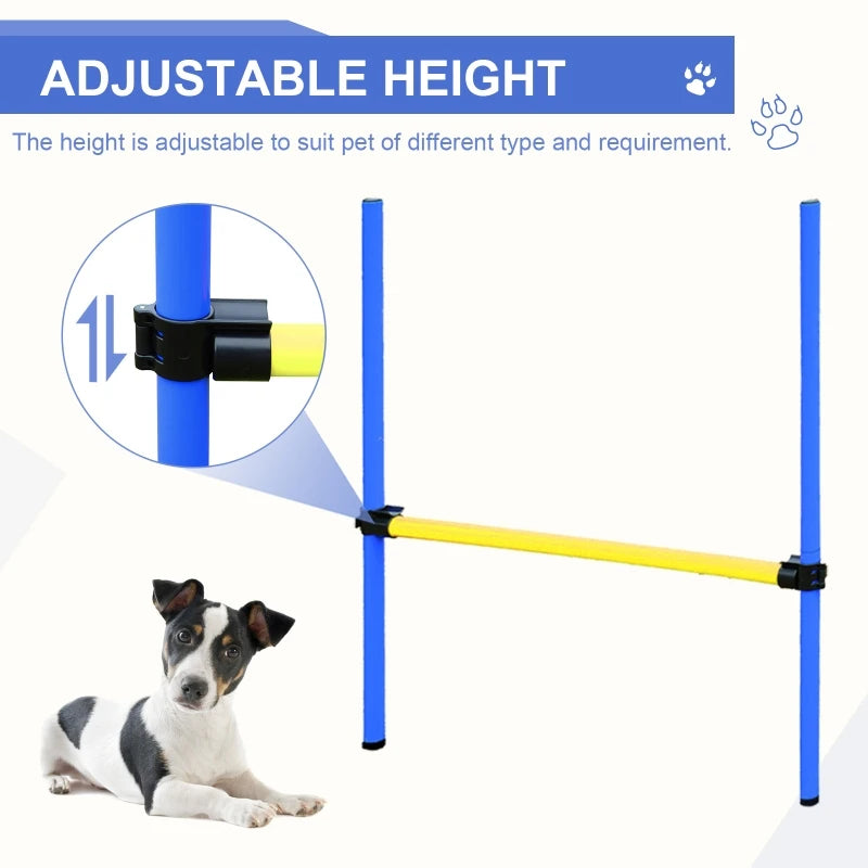 Dog Agility Starter Kit Outdoor Exercise Training Set