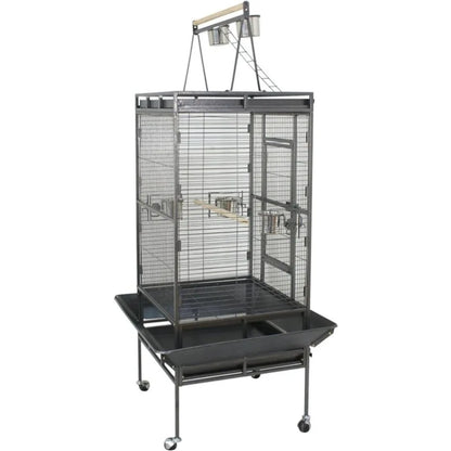 68-inch Large Bird Cage with Rolling Stand