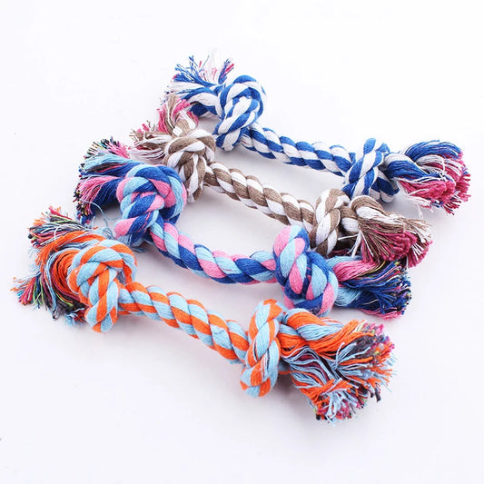 Double Knot Durable Cotton Rope Dog Toy