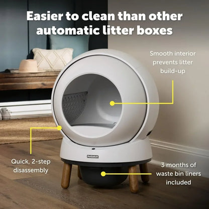 Automatic Cat Litter Box with Health Monitoring