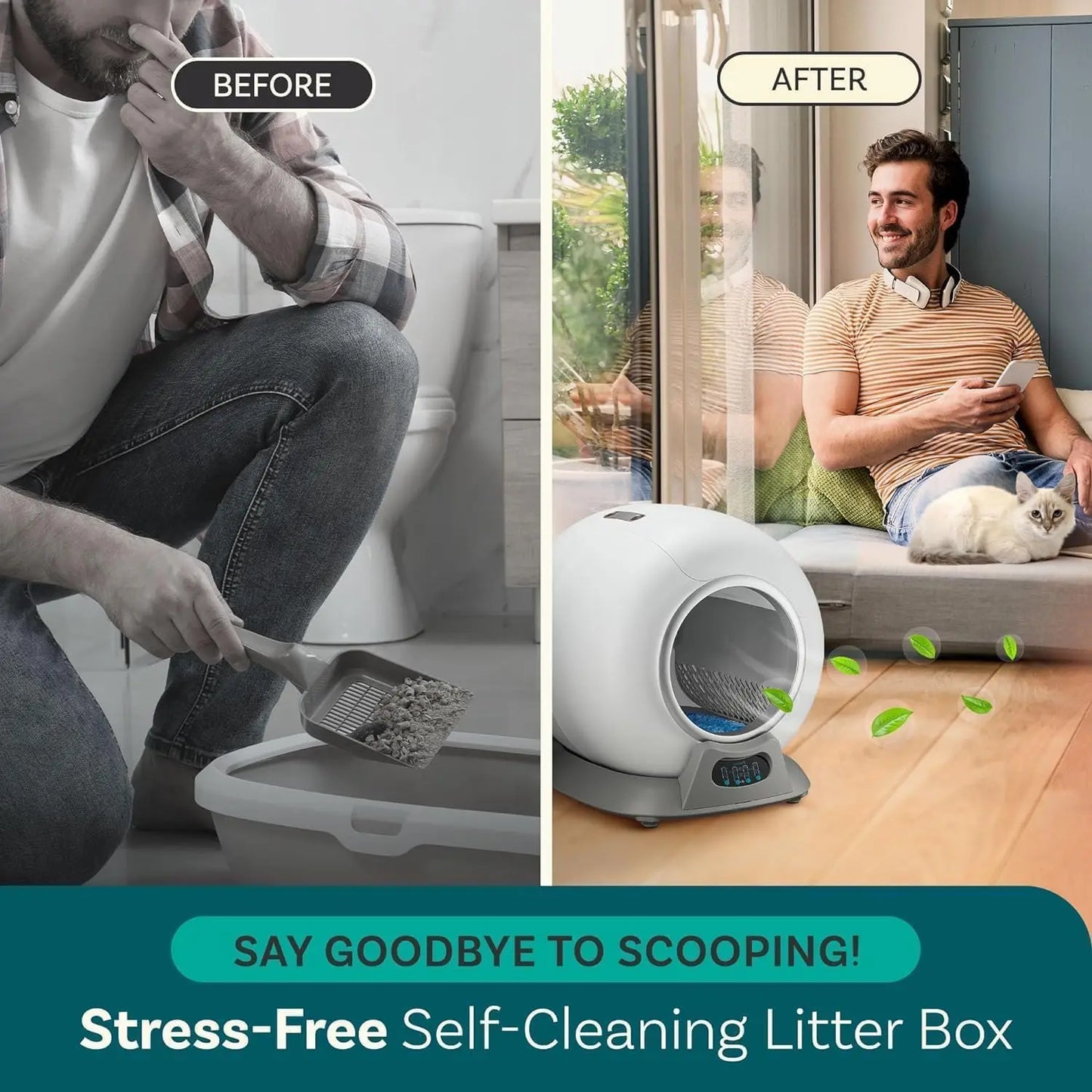 Litter Box Automatic Cleaning