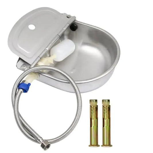 Stainless Steel Water Feeder Bowl with Float Control