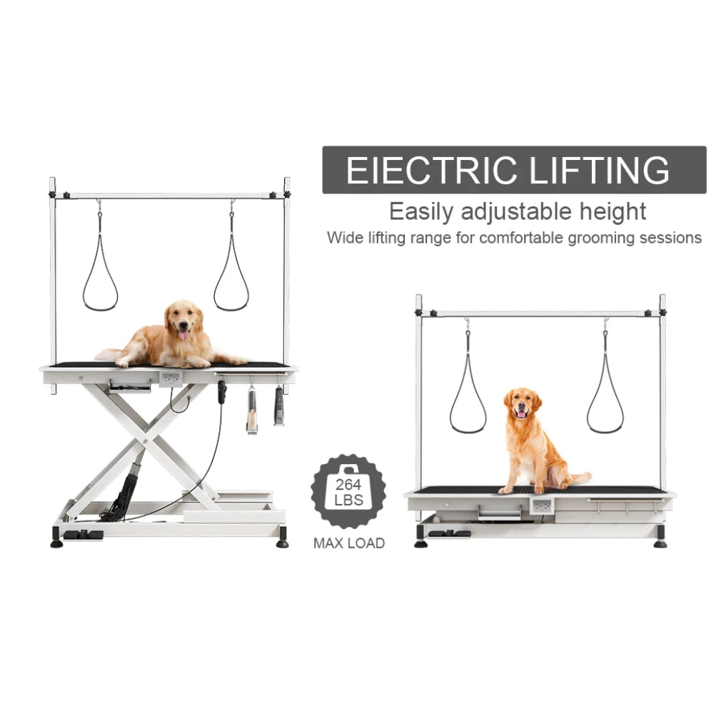 super Deluxe electric pet grooming table