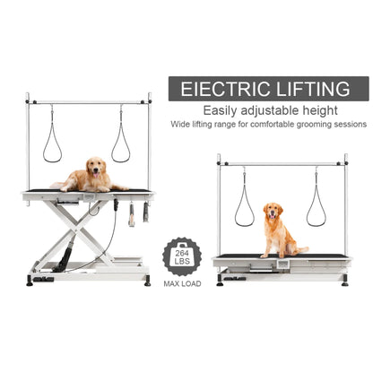 super Deluxe electric pet grooming table