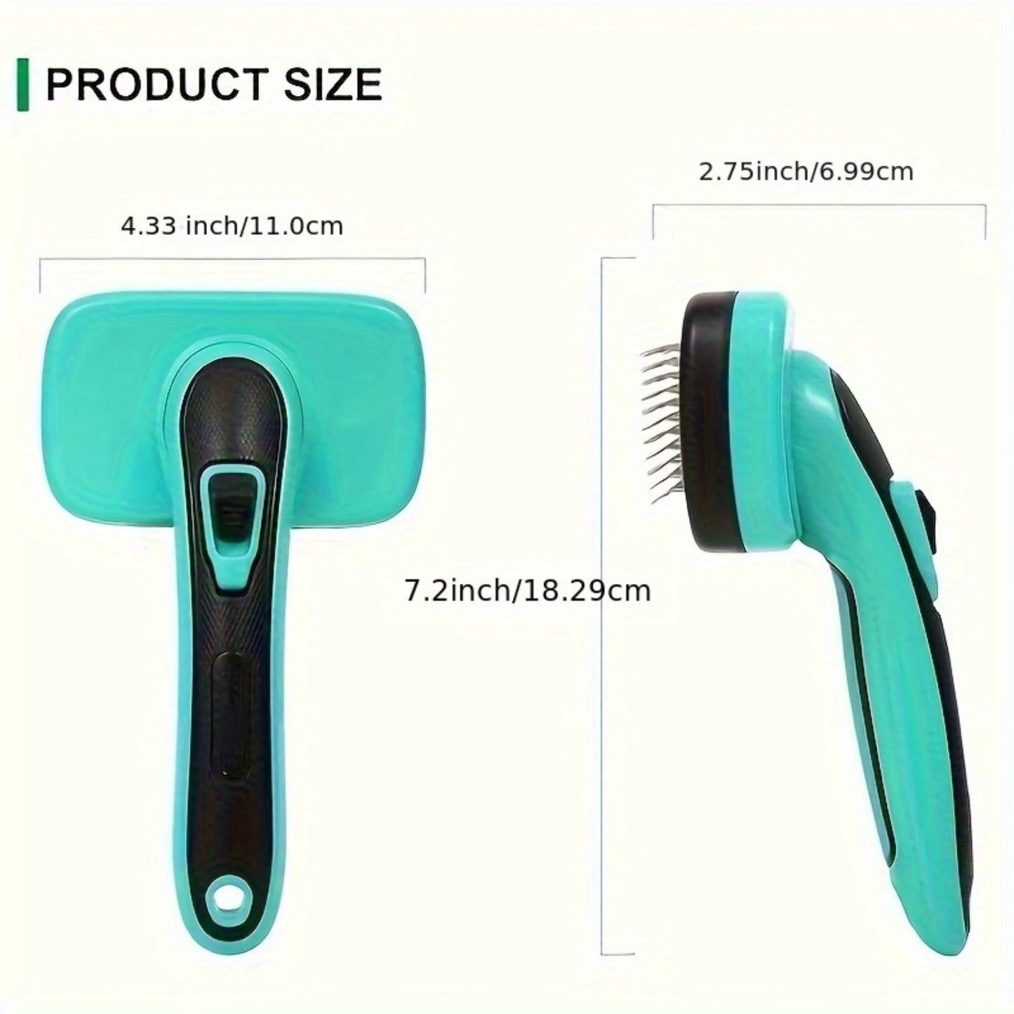 Self Cleaning Slicker Brush for Shedding & Grooming