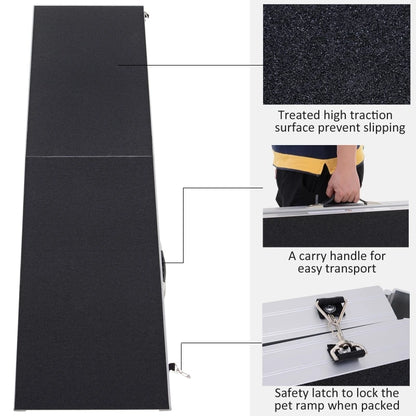 Dog Ramp Portable Bi-Fold Folding Ramp