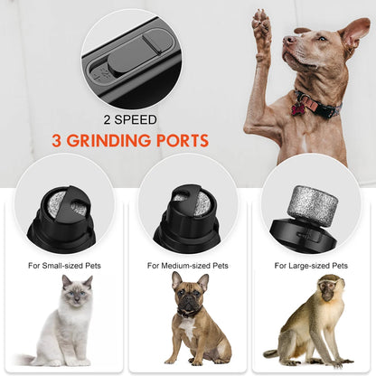 Electric Dog Nail Grinder Rechargeable