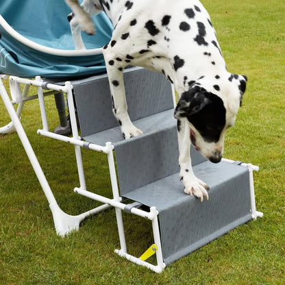 Dog Bath Tub with Stairs Elevated Portable Foldable