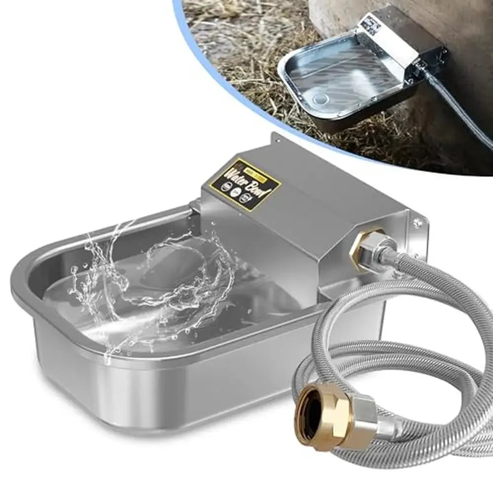 Stainless Steel Automatic Water Dispenser Bowl