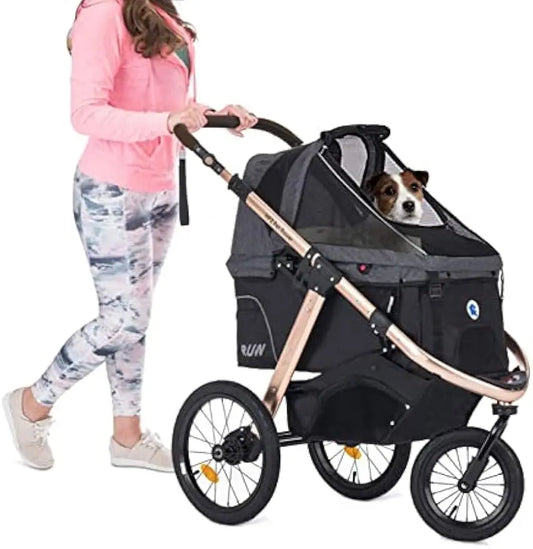 Jogging Sports Stroller with Comfort Rubber Wheels