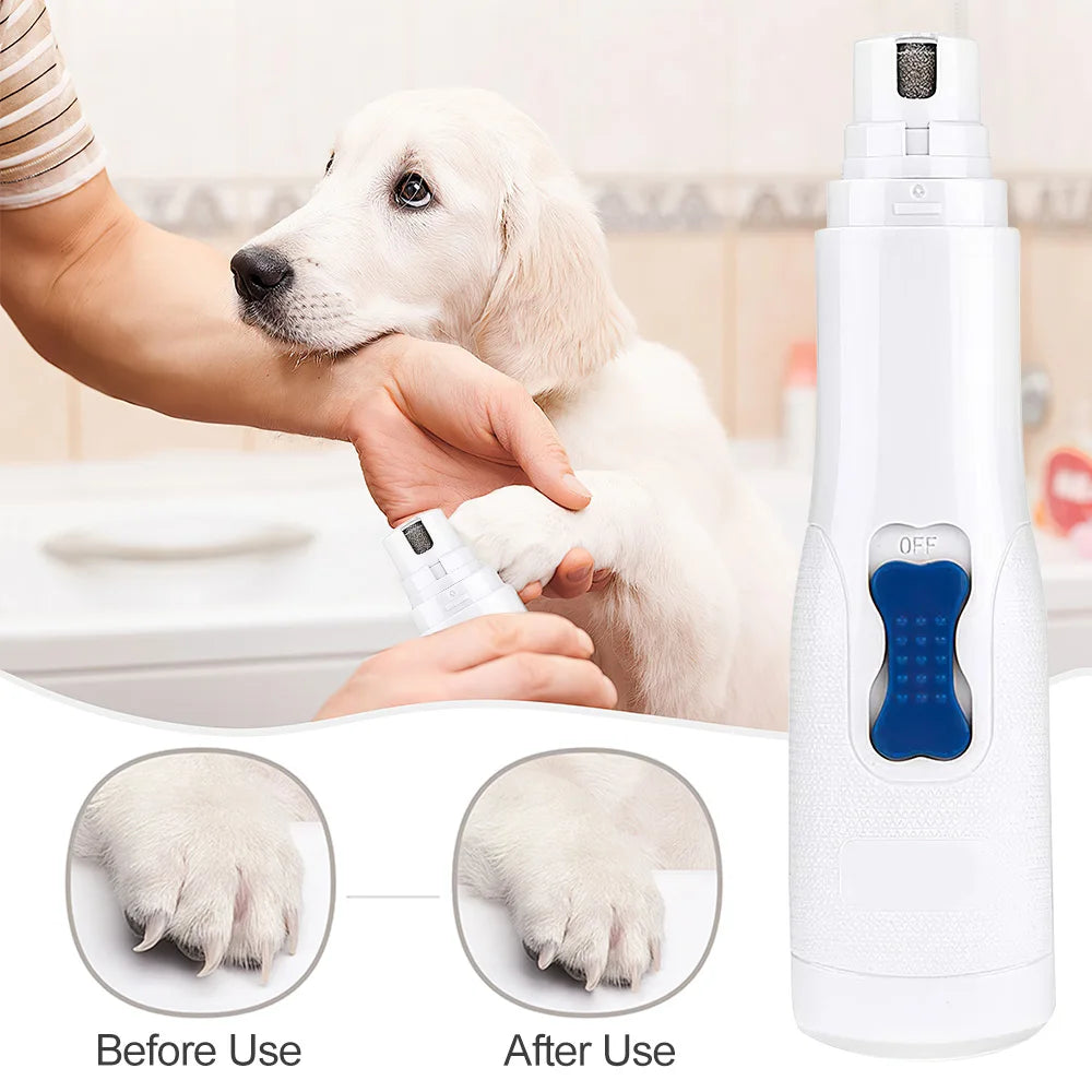 Electric Pet Nail Grinder Painless Safe Trimmer