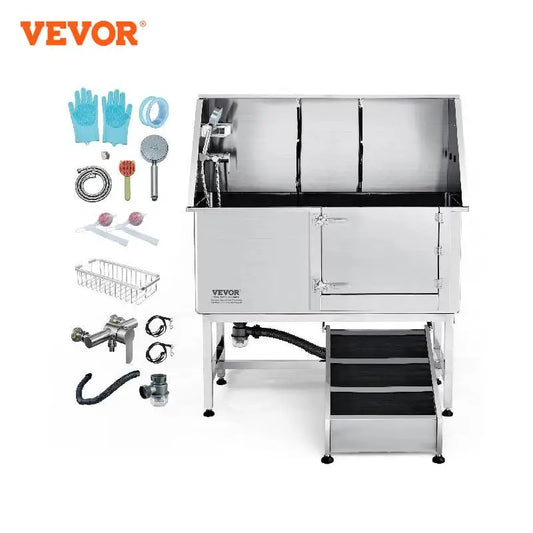 VEVOR 62" Stainless Steel with Ramp Bathing Station