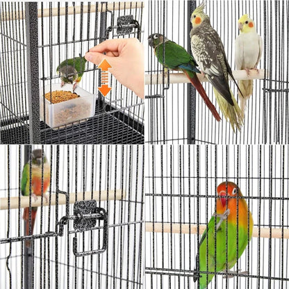 40 Inch Bird Cage Open-Top Parrot Cage