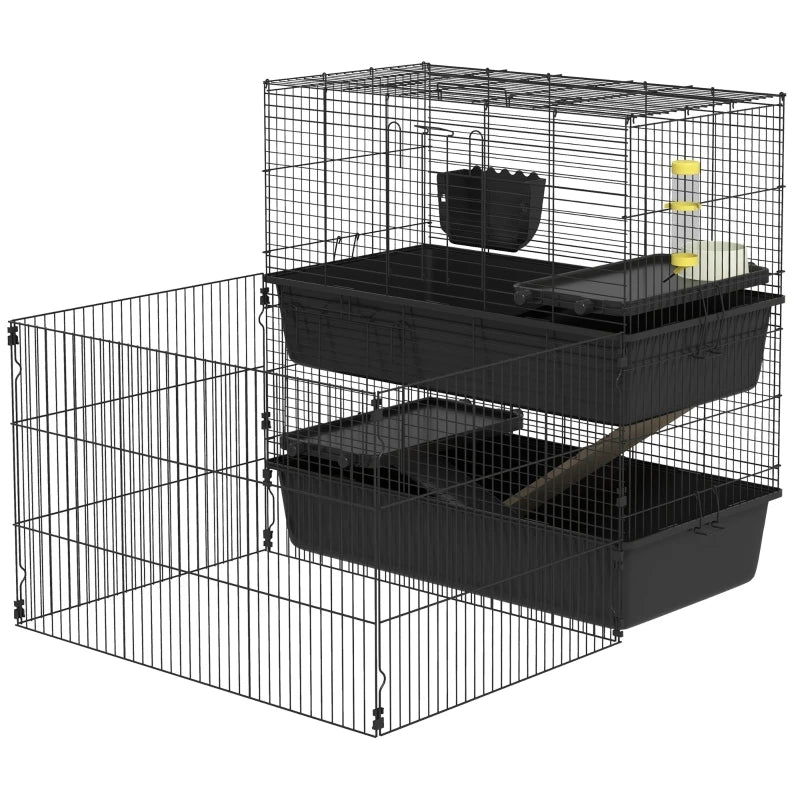 Small Animal Multi-level Habitat for Guinea Pigs Hedgehogs