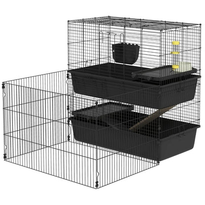 Small Animal Multi-level Habitat for Guinea Pigs Hedgehogs