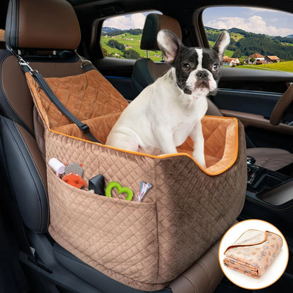 Memory Foam Booster Dog Car Seat