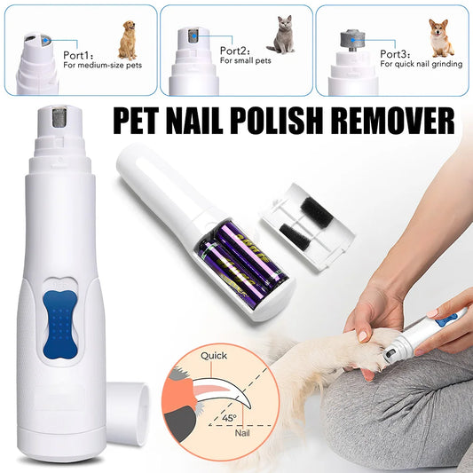 Electric Pet Nail Grinder Painless Safe Trimmer