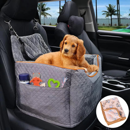 Memory Foam Booster Dog Car Seat