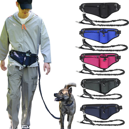 Hands Free Waist Leash for Walking Jogging Biking