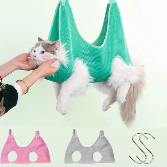 Cat Grooming Hammock Bag - Durable Anti-scratch