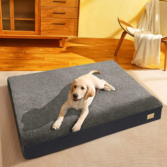 M L XL 2XL Dog Bed Jumbo Pet Orthopedic Bed Memory Foam Base