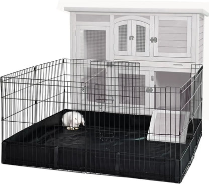 Rabbit Hutch Indoor Outdoor Cage on Wheels