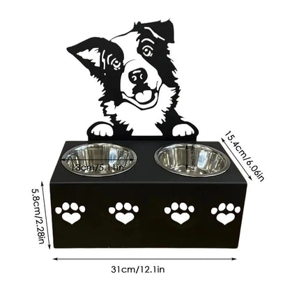 Stainless Steel Detachable Feeding Bowl Holder