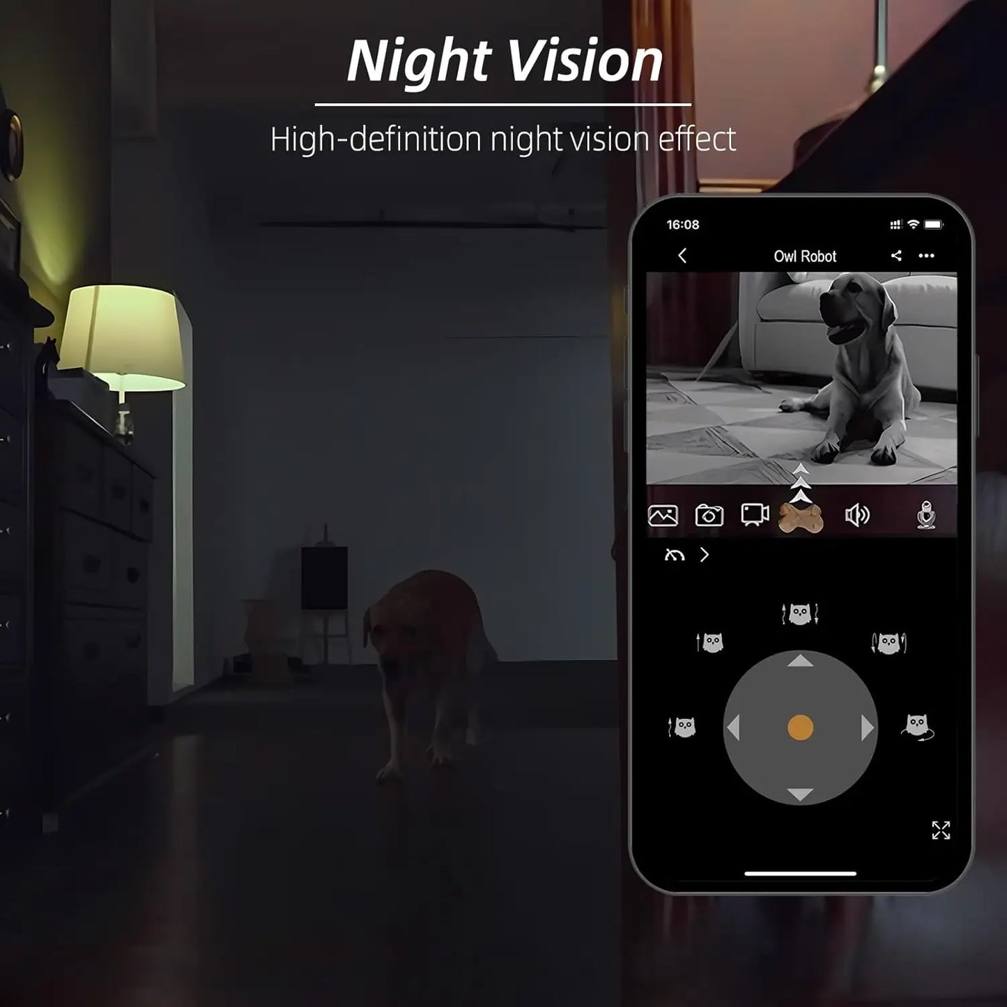 Pet Camera with Treat Dispenser