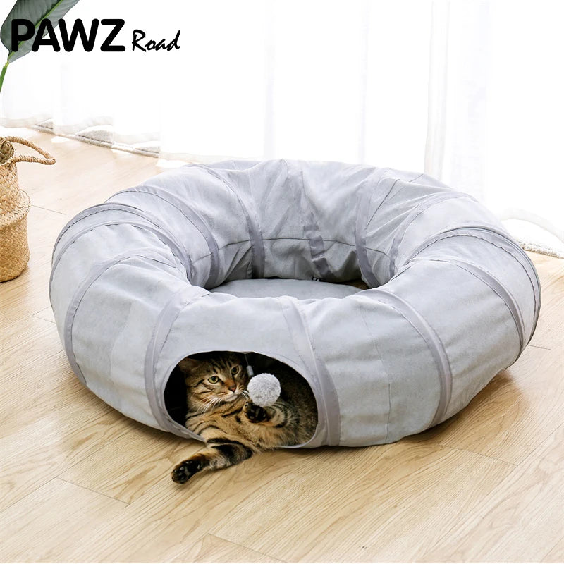 Cat Tunnel Pop Up Bed Collapsible